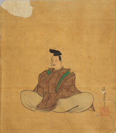 有名詩人の想像上の肖像画 17世紀後半 作： Kano Shoun