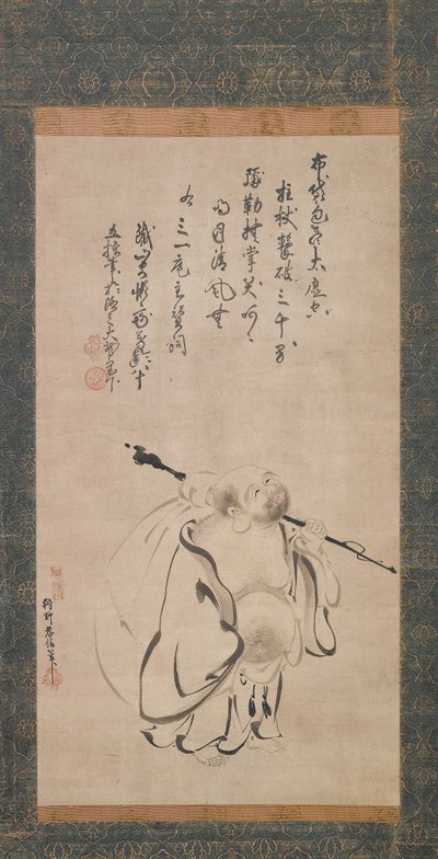 布袋、1616年。 作： Kano Takanobu