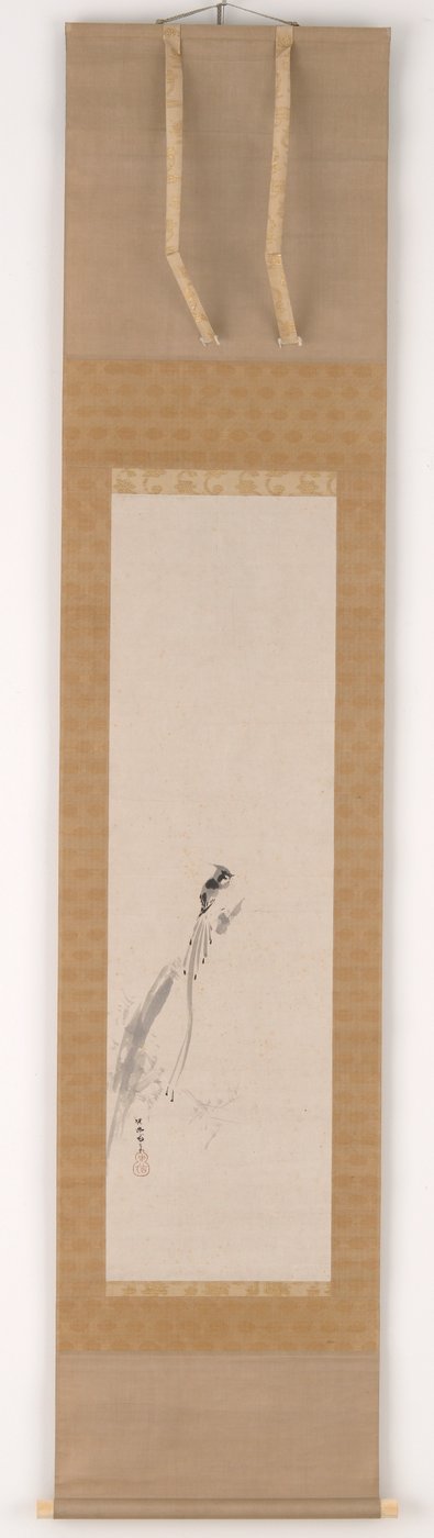 切り株にとまる鳥 江戸時代・17世紀 作： Kanō Tan’yū