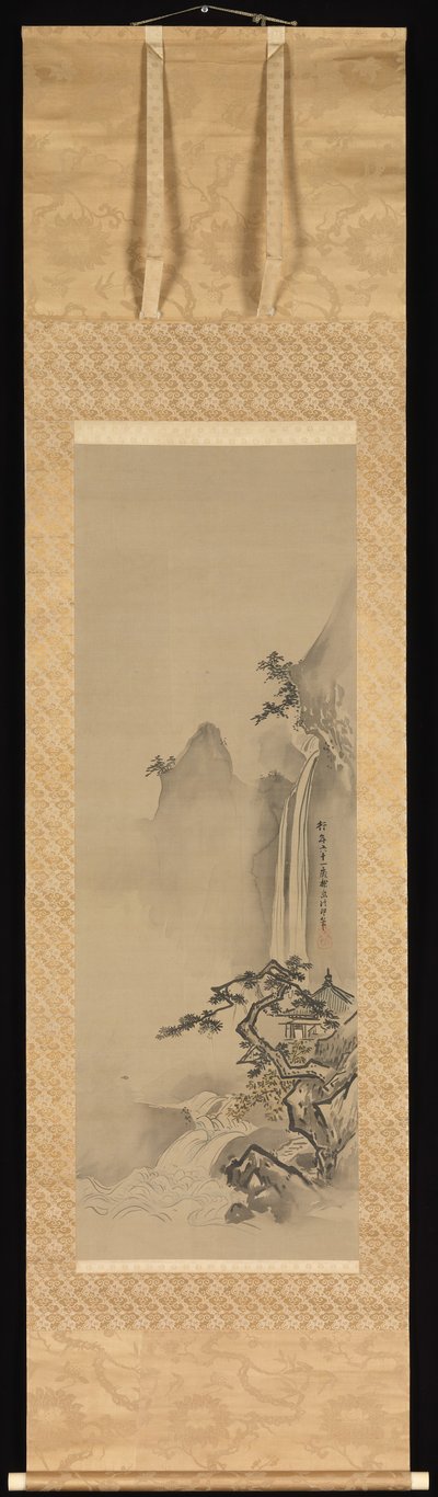夏の風景、1662年。 作： Kanō Tan’yū