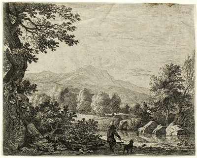 男と犬 作： Karel Dujardin