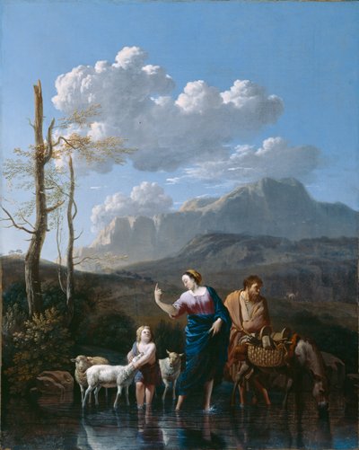聖家族のエジプトからの帰還 作： Karel Dujardin