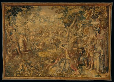 デルフトの神話のタペストリー、17世紀初頭のフランシスカスシュピーリンクス 作： Karel Van Mander