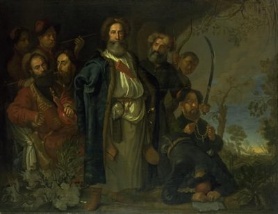 コペンハーゲンを訪問するタタール代表団 作： Karel van III Mander