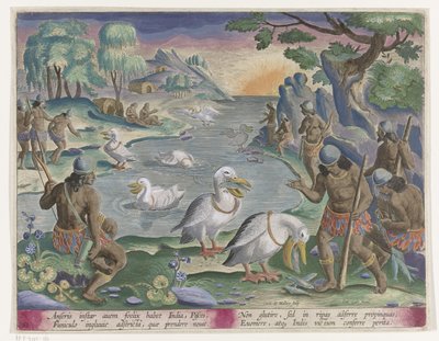 あなたはヴァンゲンがヴァン・ペリカネンに会ってほしい Jachttaferelen (シリーズタイトル) Bestiary でのジビエ、鳥、魚の狩猟 (シリーズ タイトル) 作： Karel van Mallery