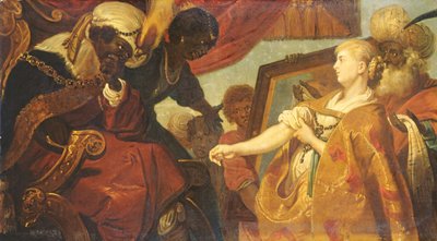CharicleaはPersinaとHydaspesを示します 作： Karel van Mander III