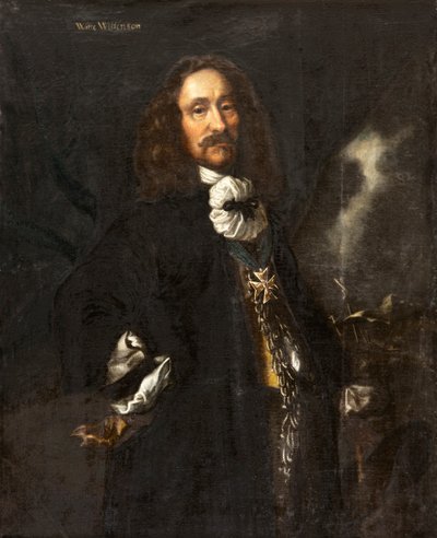 提督Witte Corneliszoon de With 1599-1658、1657〜1658年頃の肖像。 作： Karel van Mander III