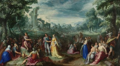 スキピオ・アフリカヌスの自制、1600年 作： Karel van Mander the Elder