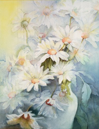 菊、雪冠 作： Karen Armitage