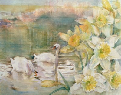 ハーストで白鳥 作： Karen Armitage