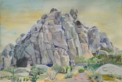 砂漠の岩層 作： Karin Bos