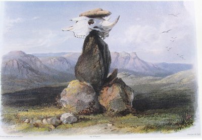 カール・ボドマー 魔法のアシンボインディアンの山 作： カール・ボドマー