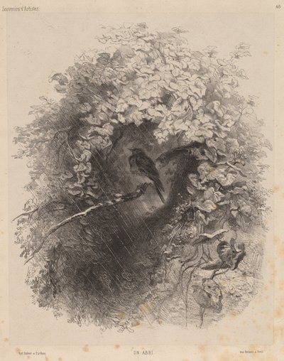 避難所 作： Karl Bodmer