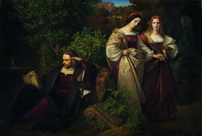 トルクァート・タッソと二人のレオノーレ 作： Karl Ferdinand Sohn