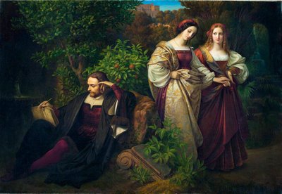 トルクァート・タッソと二人のレオノーレ 作： Karl Ferdinand Sohn