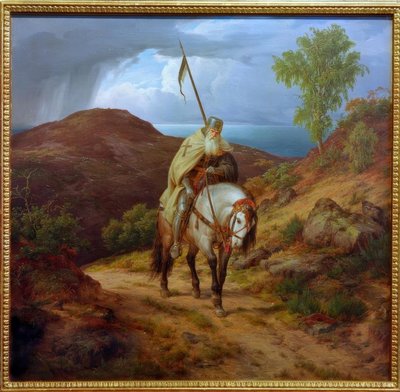 家に帰る十字軍 作： Carl Friedrich Lessing