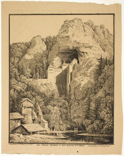 プレジャマ城とクライン、トリエステからの 12 時間 作： Karl Friedrich Schinkel