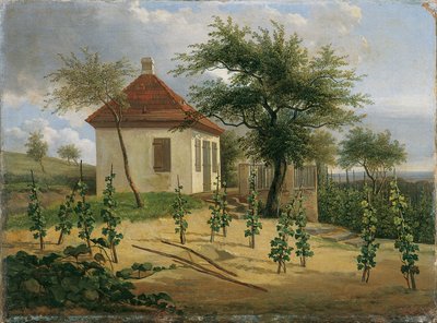 博士のパビリオン ロシュヴィッツ近くのケルナーのブドウ園 作： Karl Gottfried Traugott Faber