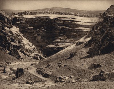 Wadi en-Nar (白黒写真) 作： Karl Grober