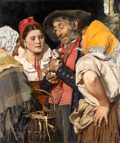 老人の宝物 作： Karl Gussow