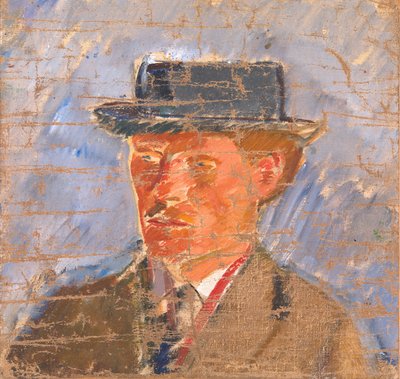 画家エドヴァルド・ウェイの肖像 作： Karl Isakson