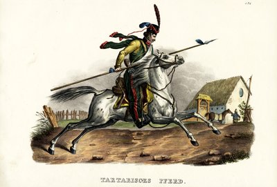 タルタリアンホース、1824年 作： Karl Joseph Brodtmann