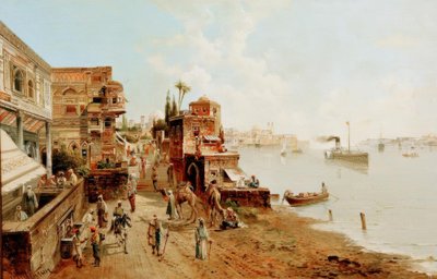 イスタンブールの港で 作： Karl Kaufmann