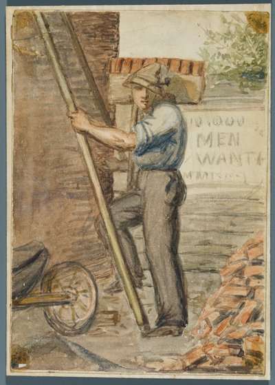 ブリックレイヤー、1864年（ブラックメディアアンダードロー上でトイレ） 作： Karl L.H. Mueller
