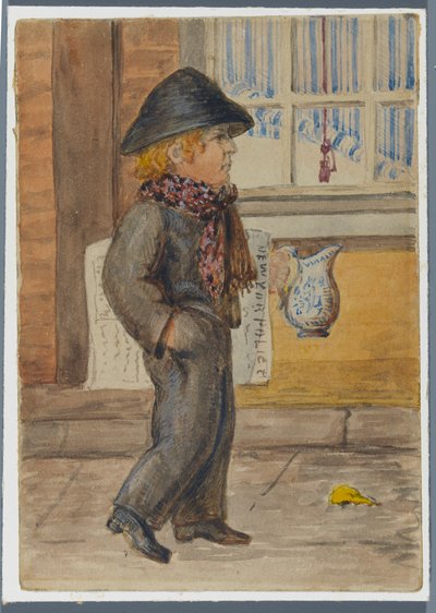 警察官報新聞少年、1864年（黒人メディアの取下げによるトイレ） 作： Karl L.H. Mueller