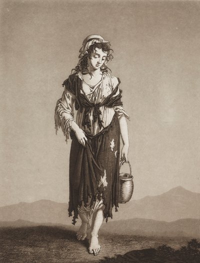 The Young Beggars（若い乞食たち）1800年頃 作： Karl Ludwig Bernhard Buchhorn