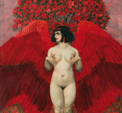 赤い天使。 1902 作： Karl Mediz