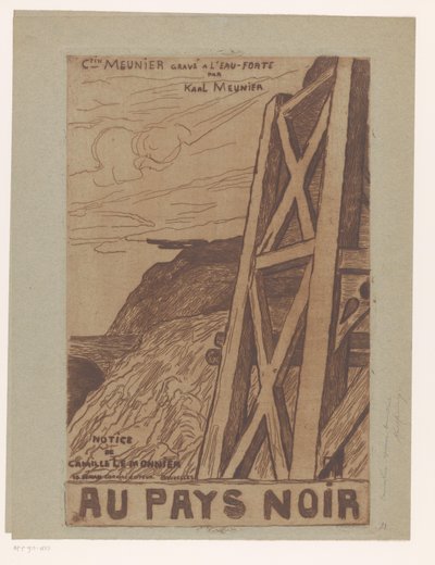 産業建設のある山の風景 タイトル ページ: ルモニエ、オー ペイ ノワール、[1885] 作： Karl Meunier