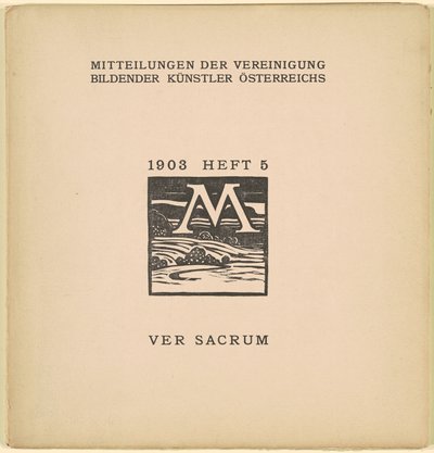 Ver Sacrum [6 年、第 5 号、1903 年 3 月] 作： Karl Muller