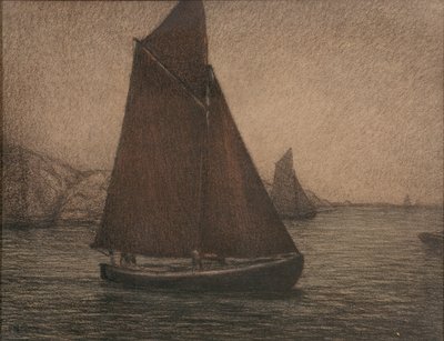 網漁船 作： Karl Nordström