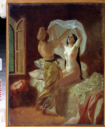 アッラーの命令で、年に一度はきれいなシャツを着る 作： Karl Pavlovich Bryullov
