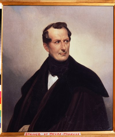 「Portrait du tsomte Vladimir Musin-Pushkin (Musin Pushkin) (1798-1854)」Peinture de Karl Bryulov (Bryulov) (1799-1852) 1838 州立美術館、ヤロスラヴリ 作： Karl Pavlovich Bryullov
