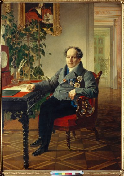 アレクサンドル・ニコラエヴィッチ・ゴリツィン王子の肖像 (1773-1844) 作： Karl Pavlovich Bryullov