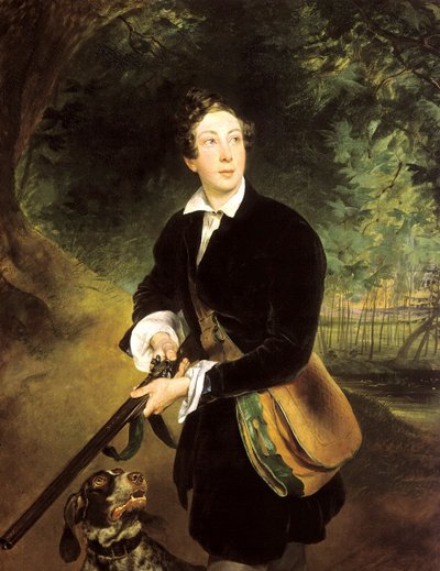 作家アレクセイ・コンスタンチノヴィチ・トルストイ伯爵の肖像」1817-1875年、1836年。   作： Karl Pavlovich Bryullov