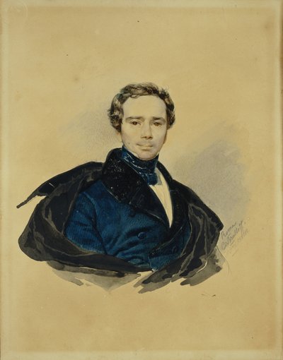フョードル伯爵フョードロビッチ・ゴリツィンの肖像1794-1854、1833 作： Karl Pavlovich Bryullov