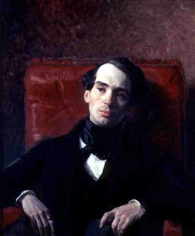 著者の肖像、AN Strougovschikoff（1808-78） 作： Karl Pavlovich Bryullov