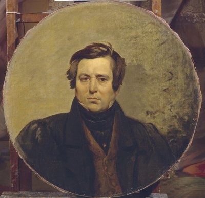 著者の肖像Vasily Ivanovich Orlov 1792-1860、1836 作： Karl Pavlovich Bryullov