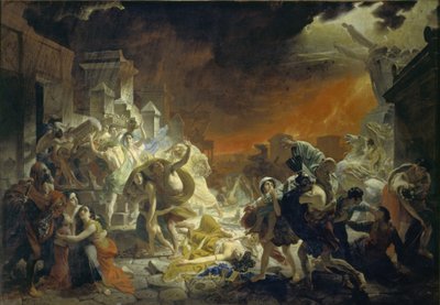 ポンペイの最後の日、1833 作： Karl Pavlovich Bryullov