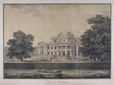 1823年、サンクトペテルブルクのエラギン宮殿 作： Karl Petrovich Beggrov