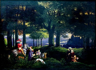ドイツ語：Der verirrte Ritter 失われた騎士 作： Karl Philipp Fohr