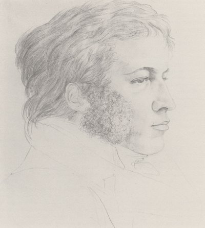 ヨハン・カール・エッガー（1787-1863）の肖像 作： Karl Philipp Fohr