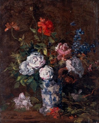 花の束 作： Karl Pierre Daubigny