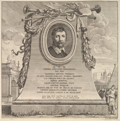 アンニーバレ・カラッチの墓、1690～1735年。 作： Karl Remshardt