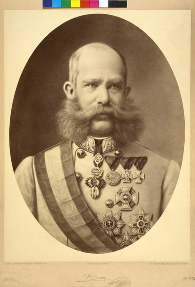 オーストリア皇帝フランツ・ヨーゼフ1世 作： Karl Ritter Von Kobierski