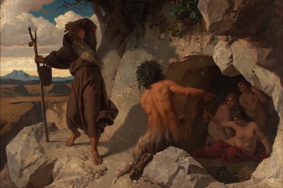 聖アントニウスの誘惑 作： Karl Schönbrunner