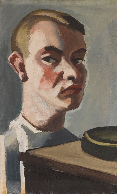 自画像、c。 1920年 作： Karl Tratt